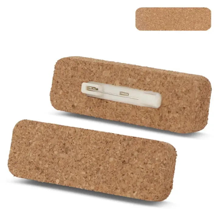 Name Badge Cork with pin - LT99720 (gadzety reklamowe)